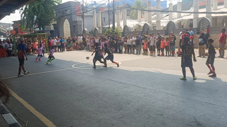 Sambut HUT RI ke-81, Remaja Kampung Bandan Gelar Liga Futsal Karang Taruna