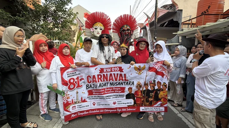Warga RW 10 Cempaka Putih Barat Meriahkan HUT RI dengan Beragam Lomba
