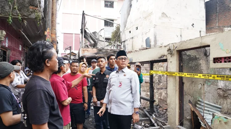 Kebakaran Paseban Hanguskan 15 Rumah, 95 Warga Terdampak