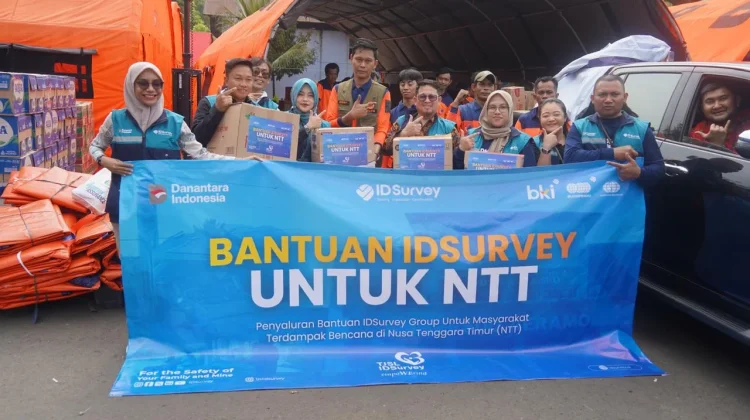 BKI bersama IDSurvey Salurkan Bantuan untuk Warga Terdampak Bencana di NTT