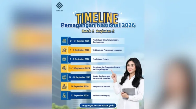 Segera Buka, Ini Jadwal Lengkap Program Pemagangan Nasional Batch 2 Angkatan 2