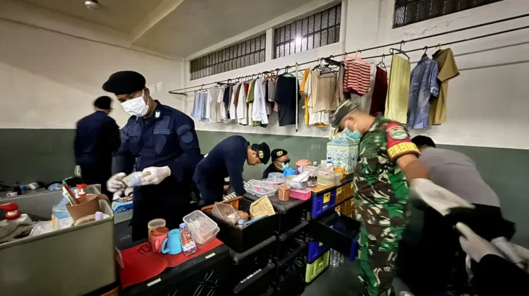 Sidak Gabungan Lapas Salemba Perkuat Komitmen Zero Halinar