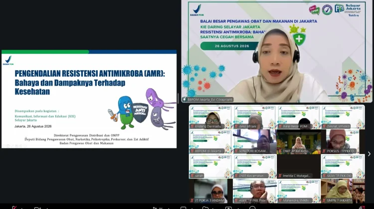 Cegah Resistensi Antimikroba, BBPOM Jakarta Ajak Gunakan Obat dengan Tepat