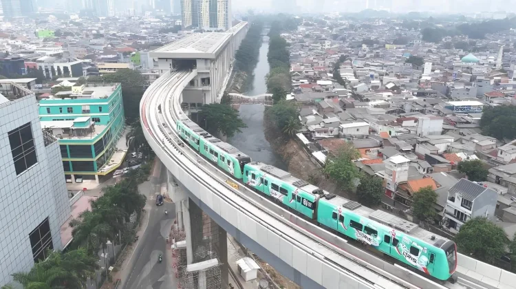 LRT Jakarta Rute Velodrome–Manggarai Siap Beroperasi