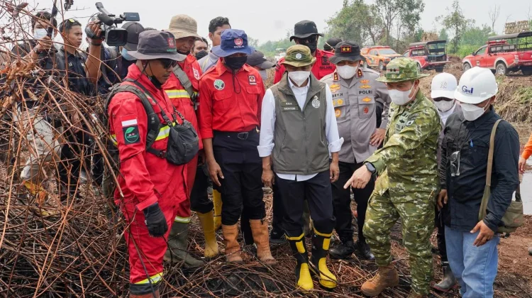Menhut Raja Antoni: Penanganan Karhutla Riau Jadi Contoh yang Baik