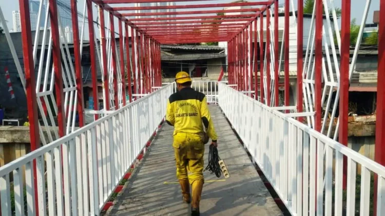 JPO Kali Sekretaris Duri Kepa, Rampung Diperbaiki