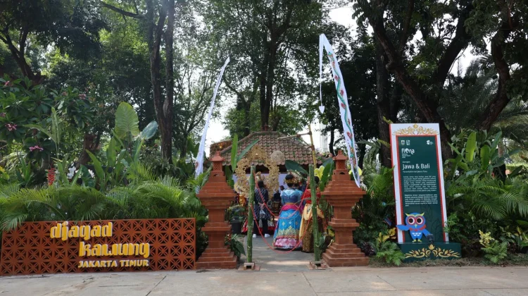 Djagad Kawung Jadi Tema Stan Jakarta Timur di Flona 2026