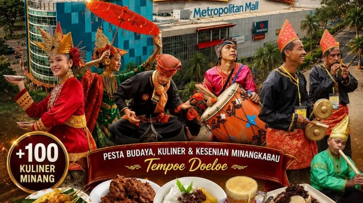 Festival Alek Gadang Minangkabau 2026 Meriahkan Metropolitan Mall Bekasi.