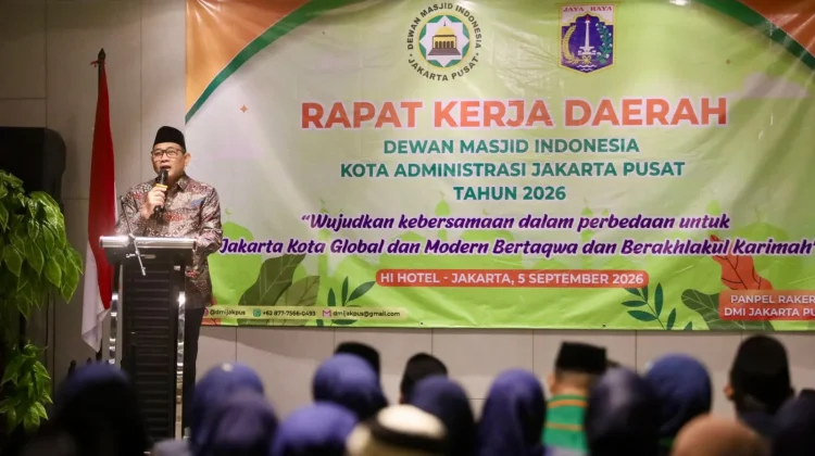 Wali Kota Buka Rakerda DMI Jakarta Pusat 2026