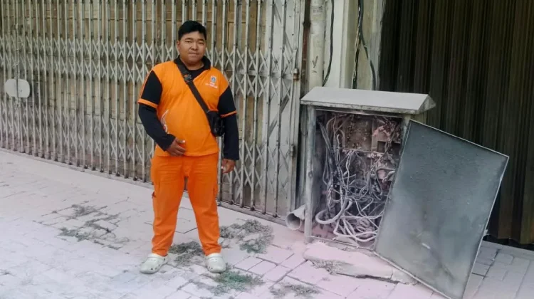Asap Hitam di Pasar Baru Dipastikan akibat Korsleting Gardu