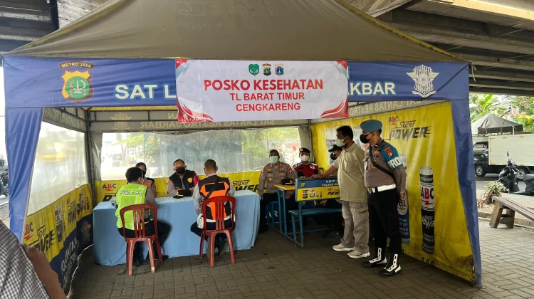 Antisipasi Abu Vulkanik, Polres Jakbar Dirikan 9 Posko Kesehatan