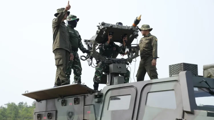 TNI dan Pasukan AS Matangkan Penembakan Target Drone di SGS 2026.