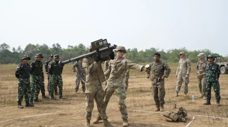 TNI dan Pasukan AS Matangkan Penembakan Target Drone di SGS 2026.