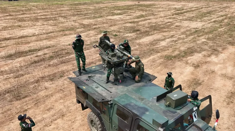 TNI dan Pasukan AS Matangkan Penembakan Target Drone di SGS 2026.