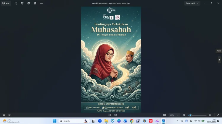 Pentingnya Melakukan Muhasabah di tengah Badai Musibah