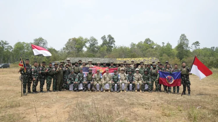 TNI AD dan Air Defense US Army Latihan Penembakan Sasaran