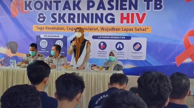 Lapas Narkotika Jakarta Gelar Skrining TB dan HIV bagi Warga Binaan