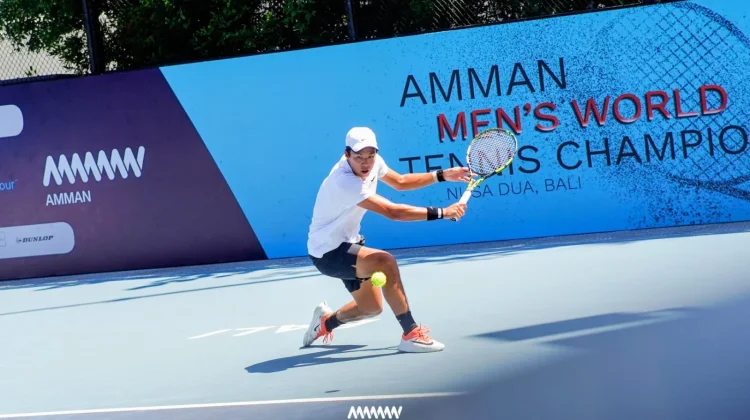 Nathan Barki Keperempat final seri 5 ITF World Tennis Tour M-15, Amman Mineral Men's