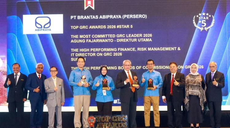 Brantas Abipraya Borong Empat Penghargaan TOP GRC Awards 2026