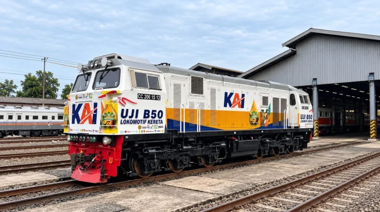 KAI Daop 1 Gunakan 6,5 Juta Liter B50, Operasional Tetap Terjaga