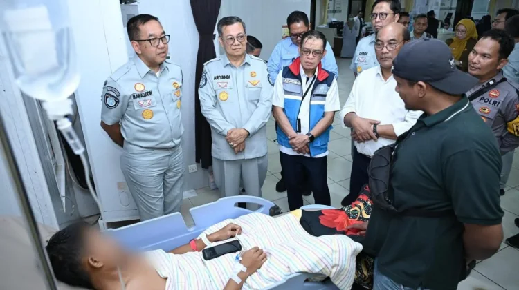 Kunjungi Korban KM Virgo, Dirut Jasa Raharja Pastikan Pelayanan Berjalan Optimal