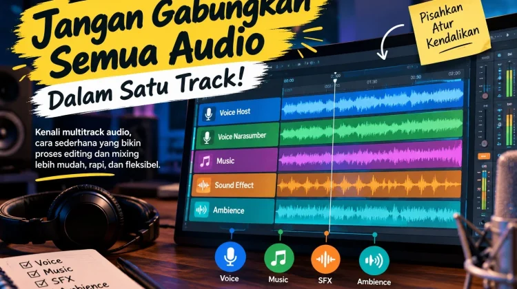 Kenapa Audio Profesional Selalu Pakai Multitrack?