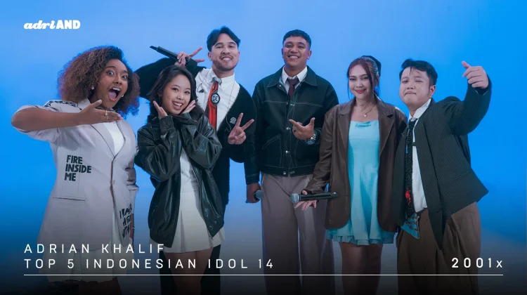 Adrian Khalif Gandeng Top 5 Indonesian Idol 14