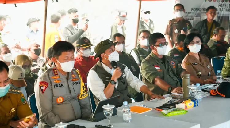 Tangani Karhutla, Menhut Raja Antoni dan Kepala BNPB Berkantor di Kalteng