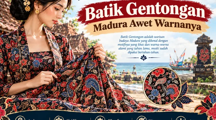 Mengenal Motif Batik Nusantara: Batik Gentongan Madura Awet Warnanya