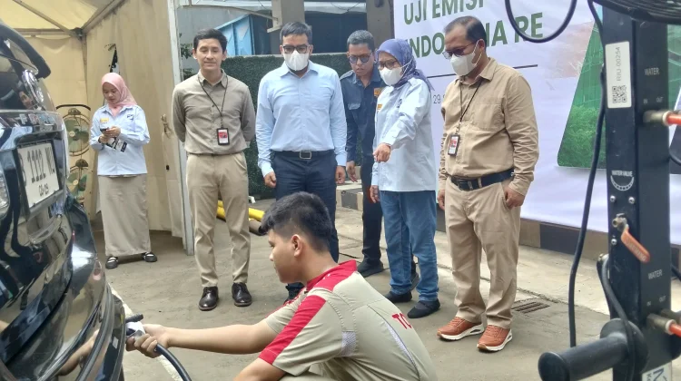 Indonesia Re Gelar Uji Emisi Terhadap 25 Kendaraan Operasional