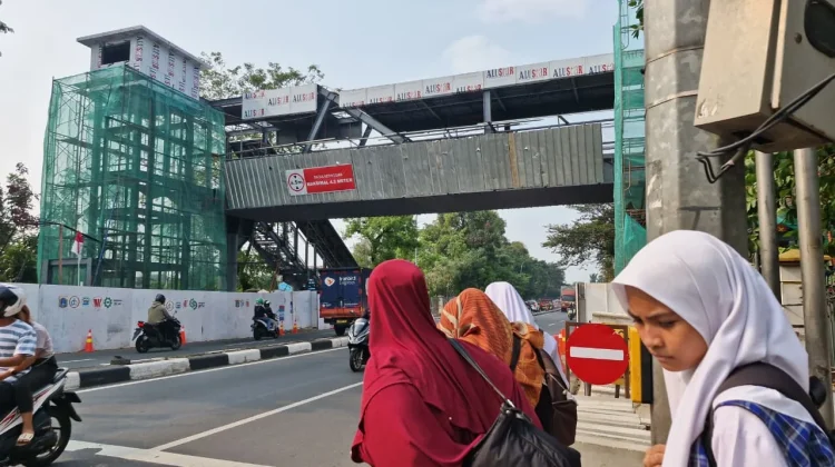 JPO GOR Ciracas Bakal Dilengkapi Lift dan Fasilitas Disabilitas
