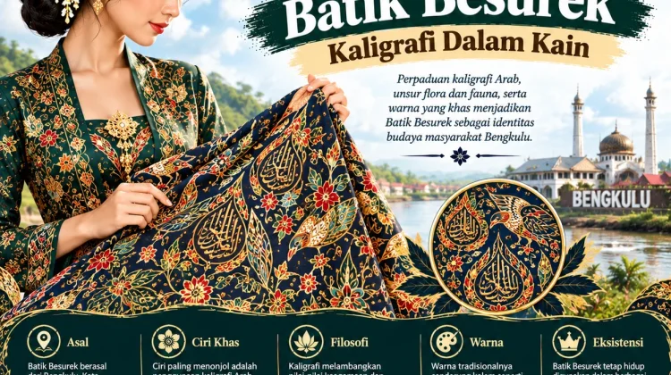 Mengenal Motif Batik Nusantara "Besurek" Dari Bengkulu