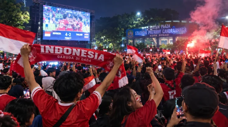 Indonesia Juara, Taman Plaza Stadion Patriot Bekasi Bergemuruh