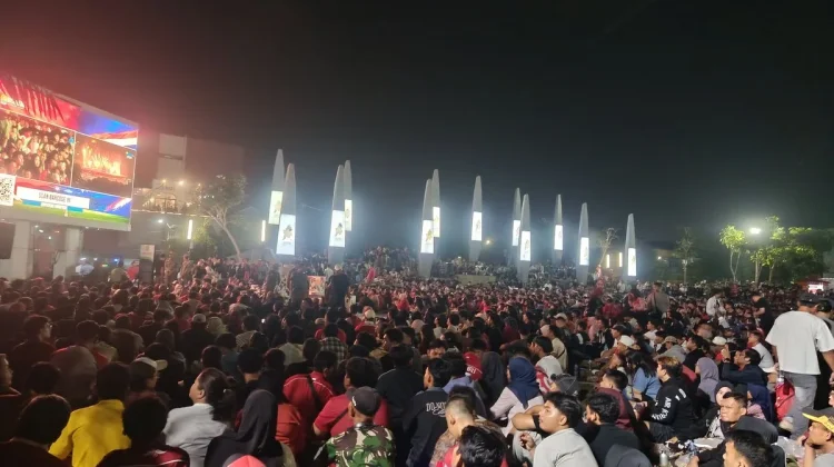 Indonesia Juara, Taman Plaza Stadion Patriot Bekasi Bergemuruh