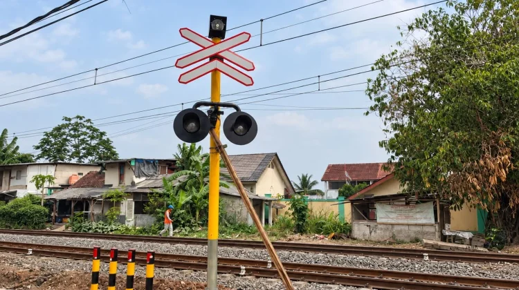 Cegah Laka, Dua Perlintasan KAI di Banten Siap Dipasangi Rambu