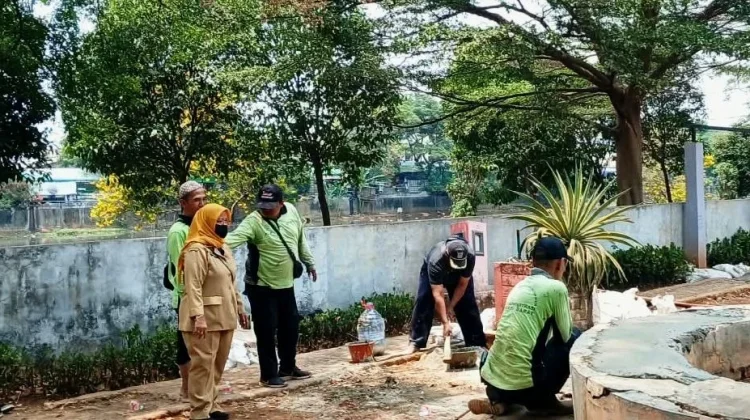 Perbaikan Taman Pedongkelan Jakbar Capai 70 Persen