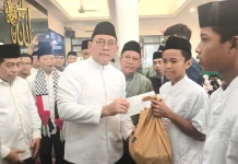 Sambut Ramadan, 1.250 Anak Yatim Kemayoran Terima Santunan