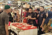Satgas Saber Pangan Cek Harga di Pasar Koja Baru