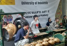 Mahasiswa Jepang Ikuti Workshop Seni Budaya Indonesia di UI