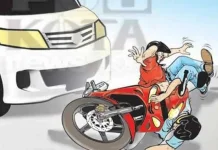 Pemotor Alami Luka Serius usai Tertabrak di Palmerah