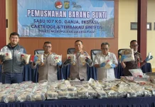 Polres Metro Jakpus Musnahkan Narkoba Rp113 Miliar, 13 Tersangka Diamankan