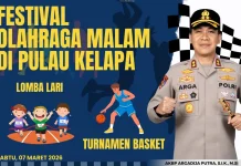 Polres Kepulauan Seribu Gelar Festival Olahraga Malam