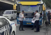Sudishub Jakbar Tindak Lima Bus di Terminal Bayangan