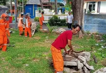 Jelang Idulfitri, UKT 2 Menata Kawasan Pulau Pramuka