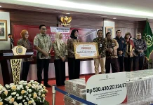 Kejari Jakbar Setor Rp530 Miliar Uang Rampasan Kasus Judi Online ke Negara