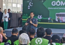 Menko AHY Lepas Mudik Gratis Mitra Ojek Online