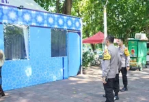 Kapolres Pelabuhan Tinjau Kesiapan Posko Operasi Ketupat