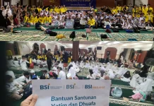 Perkuat Silaturahmi dan Kolaborasi, FUSI FTUI dan BSI Salurkan Santunan Anak Yatim