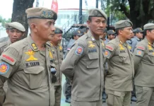Ratusan Satpol PP Kepulauan Seribu Siaga Amankan Libur Idulfitri