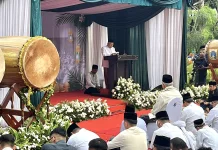 Ma’ruf Amin Jadi Khatib Salat Ied di Balai Kota DKI